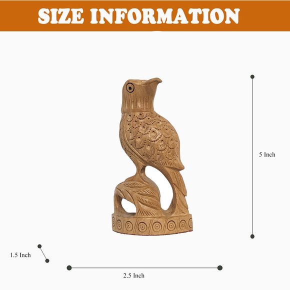 HandCarved Wooden American Eagle (5 inch) - Picture 5 of 5